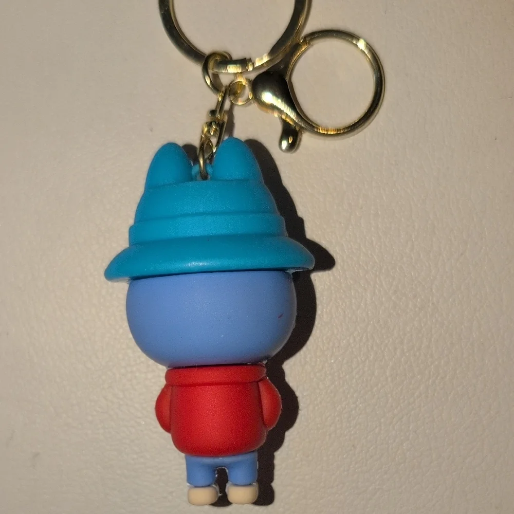 Coca-Cola Character Keychain with Blue Hat